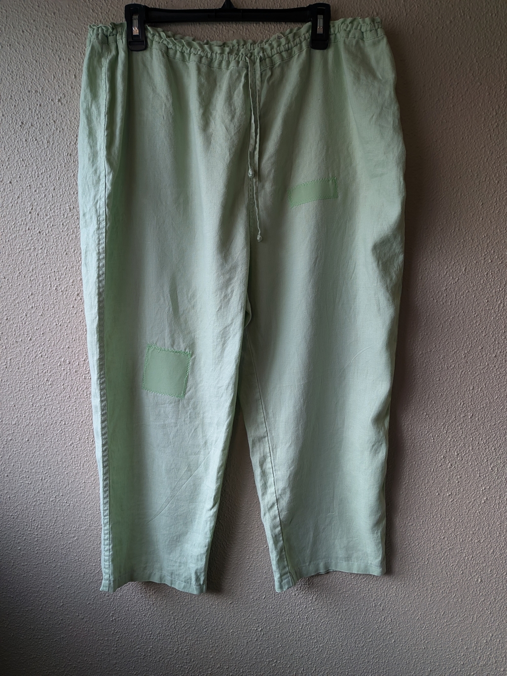 Light Green Men's Drawstring Casual Pants